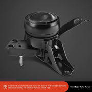 DURAFORCE Set Engine Motor &Transmission Mount for Toyota Yaris 2006-2011 15-17 Auto trans