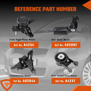 DURAFORCE Set Engine Motor &Transmission Mount for Toyota Yaris 2006-2011 15-17 Auto trans
