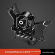 DURAFORCE Set Engine Motor &Transmission Mount for Toyota Yaris 2006-2011 15-17 Auto trans