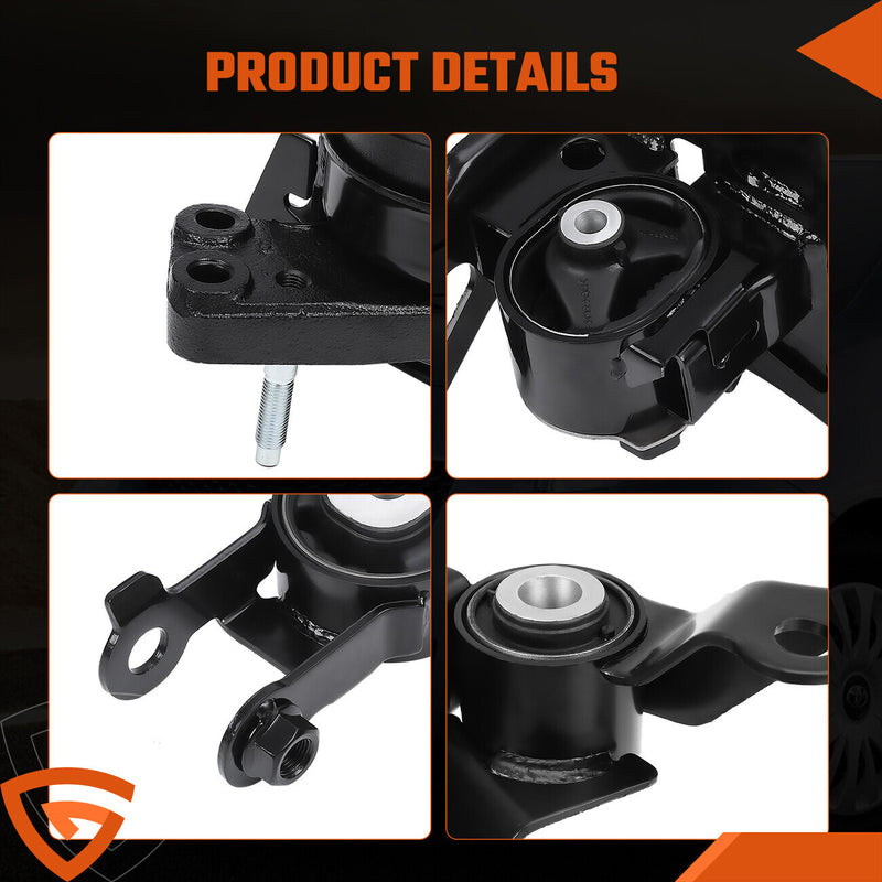 DURAFORCE 4pc Engine Motor & Transmission Mount for Toyota Yaris 2006-11 15-17 Auto A