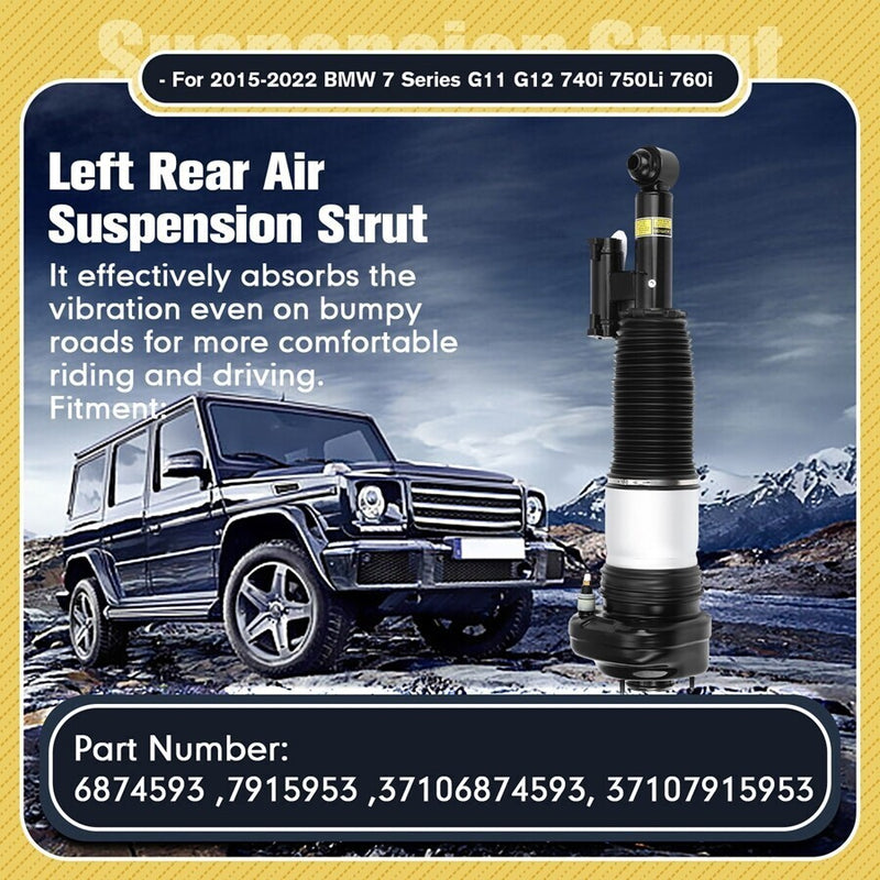 DURAFORCE Rear&Left Air Suspension Shock Strut For BMW G11 G12 740i 750Li 750 37106874593