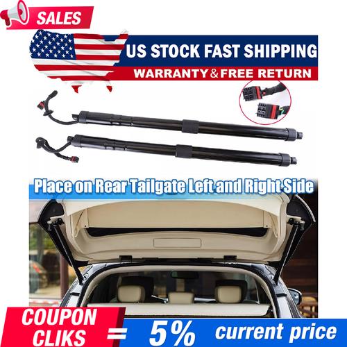 DURAFORCE Pair Rear Electric Tailgate Gas Struts For 2013-2019 Hyundai Santa Fe 81771B8100