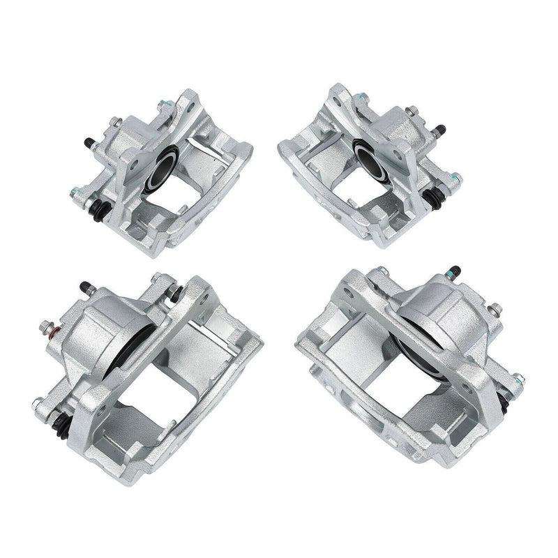 DURAFORCE Front & Rear Disc Brake Calipers w/Bracket Kit Fit 2008-2017 Jeep Wrangler Nitro