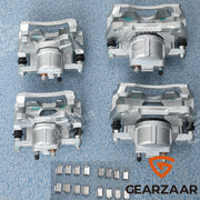 DURAFORCE Front & Rear Disc Brake Calipers w/Bracket Kit Fit 2008-2017 Jeep Wrangler Nitro