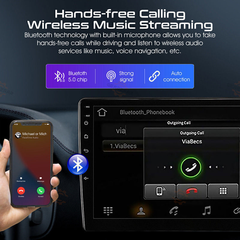 DURAFORCE Apple CarPlay Android 12 Car Stereo Radio GPS WiFi Fit For Honda Civic 2006-2011