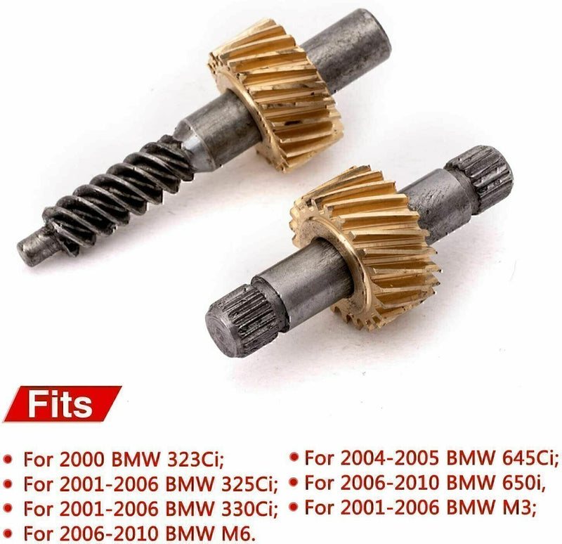 DURAFORCE Convertible Top Latch Motor Gear Repair Kit for BMW For E36 E46 E64 #67618370816