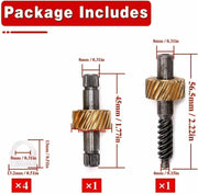 DURAFORCE Convertible Top Latch Motor Gear Repair Kit for BMW For E36 E46 E64 #67618370816