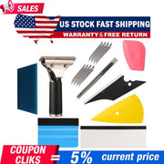 DURAFORCE 17Pc Window Tint Tools Kit Vinyl Wrap Squeegee Car Application Film Install Tool