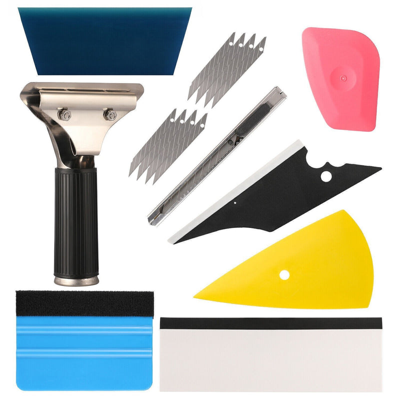 DURAFORCE 17Pc Window Tint Tools Kit Vinyl Wrap Squeegee Car Application Film Install Tool