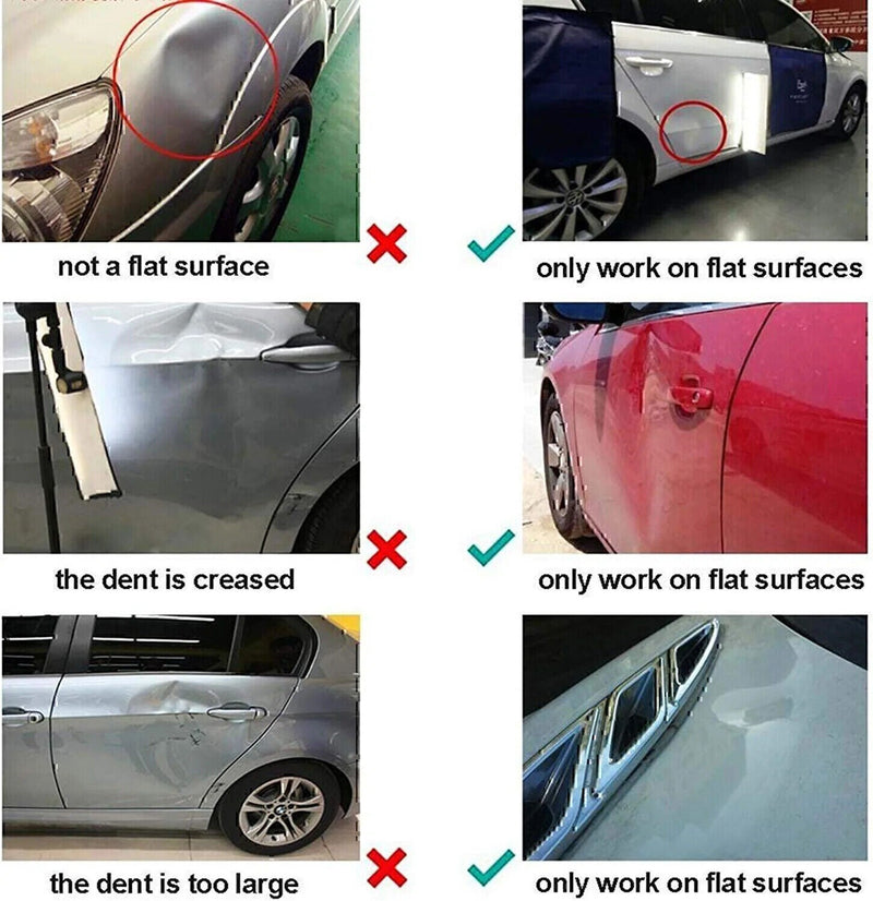 DURAFORCE AutoCar Body Dent Puller Suction Repair Pull Panel Ding Remove Orange Large Tool