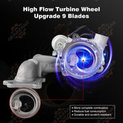 DURAFORCE LR066515 Turbo charger K03 Land Rover Range Rover Evoque Discovery 2.0L 14-17 US