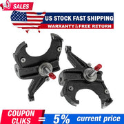 DURAFORCE 2.5" Front Drop Spindles Lowering Kit w/1.25" Rotor For Chevy C10 2WD 1973-1987