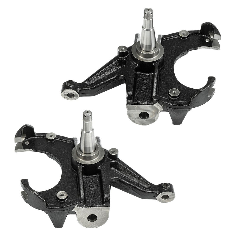 DURAFORCE 2.5" Front Drop Spindles Lowering Kit w/1.25" Rotor For Chevy C10 2WD 1973-1987