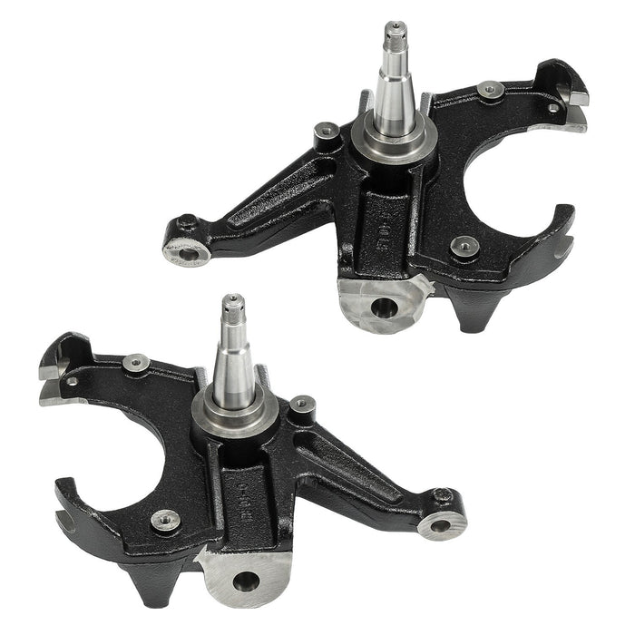 DURAFORCE 2.5" Front Drop Spindles Lowering Kit w/1.25" Rotor For Chevy C10 2WD 1973-1987