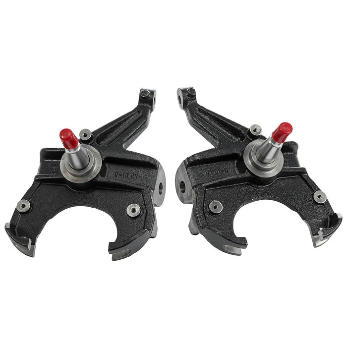 DURAFORCE 2.5" Front Drop Spindles Lowering Kit w/1.25" Rotor For Chevy C10 2WD 1973-1987