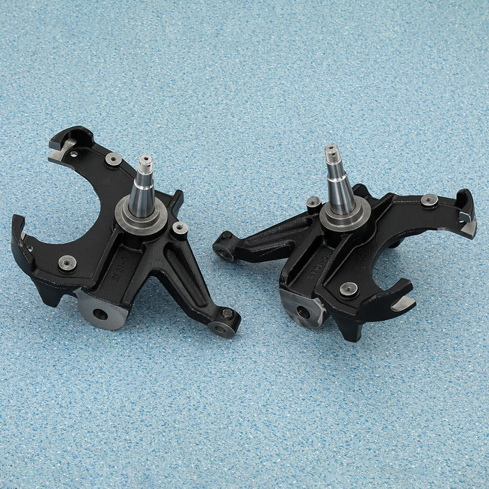 DURAFORCE 2.5" Front Drop Spindles Lowering Kit w/1.25" Rotor For Chevy C10 2WD 1973-1987