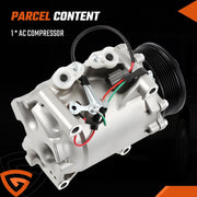DURAFORCE For 2002 2003-2006 Honda CR-V CRV 2.4L A/C AC Compressor w/ Clutch 10345240 US