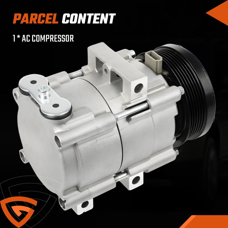 DURAFORCE A/C AC Compressor Fit for Ford F-150 F-250 F-350 F-450 1997-2004 4.2L 4.6L/5.4L
