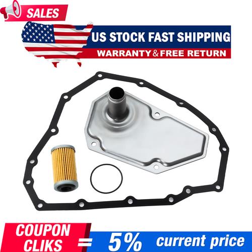 DURAFORCE Transmission Oil Filter w/Pan Gasket For NISSAN SENTRA VERSA JF015E RE0F11A CVT