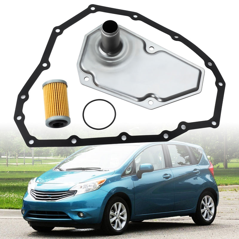 DURAFORCE Transmission Oil Filter w/Pan Gasket For NISSAN SENTRA VERSA JF015E RE0F11A CVT