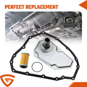 DURAFORCE Transmission Oil Filter w/Pan Gasket For NISSAN SENTRA VERSA JF015E RE0F11A CVT
