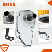 DURAFORCE Transmission Oil Filter w/Pan Gasket For NISSAN SENTRA VERSA JF015E RE0F11A CVT