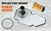 DURAFORCE Transmission Oil Filter w/Pan Gasket For NISSAN SENTRA VERSA JF015E RE0F11A CVT