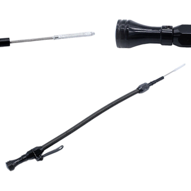 DURAFORCE Stainless Flexible Oil Dipstick Fit LS LSX LS1 LS2 LS6 4.8L 5.7L 6.0L 6.2L Blac!