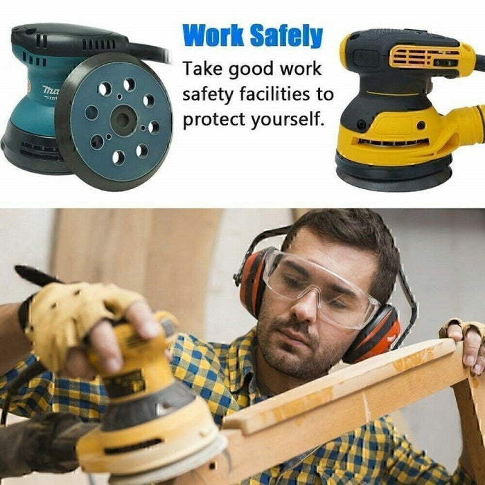 DURAFORCE 5 Inch 125mm 8 Hole Orbital Sander Replacement Spare Base Sanding Backing Pad