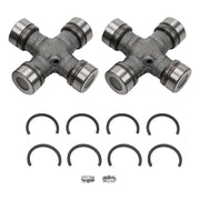 DURAFORCE 2x Premium Driveshaft Universal Joints Pair Front / Rear Moog 534G Greaseable
