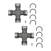 DURAFORCE 2x Premium Driveshaft Universal Joints Pair Front / Rear Moog 534G Greaseable