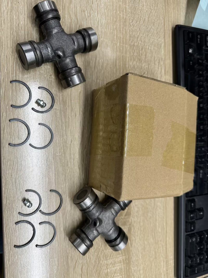 DURAFORCE 2x Premium Driveshaft Universal Joints Pair Front / Rear Moog 534G Greaseable