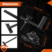DURAFORCE For Harbor Freight Manual Tire Changer Duck Head Modification Kit w/Duck Head US