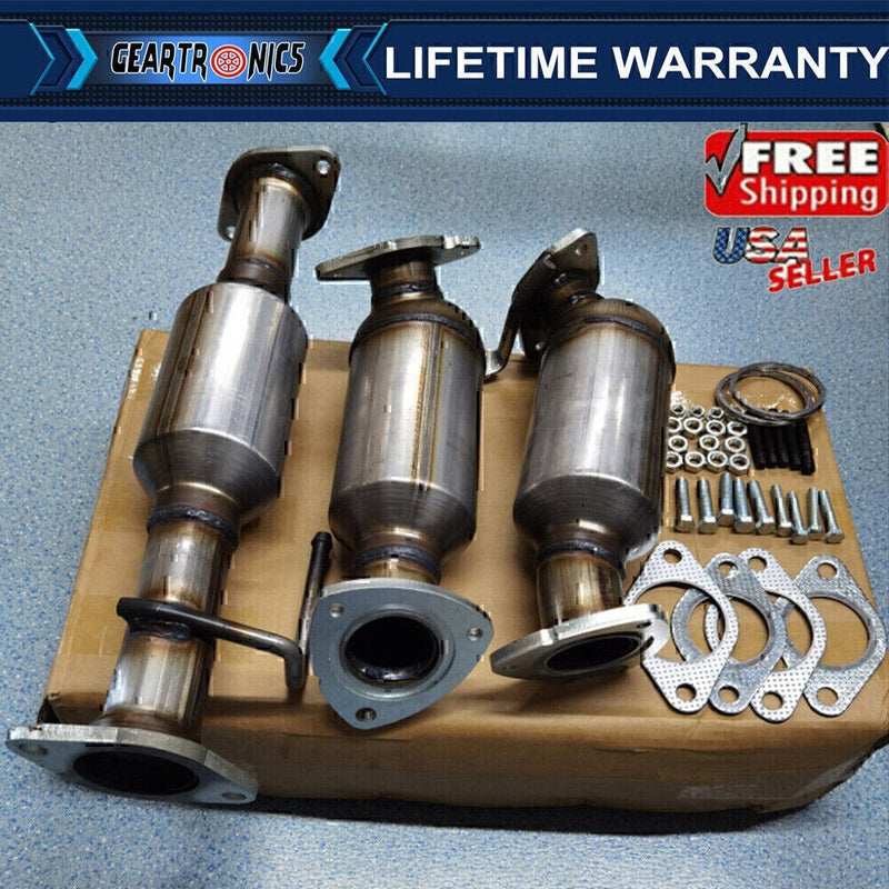 DURAFORCE Catalytic Converter Set Fit 2009-2017 Chevy Traverse 3.6L 08-17 Buick Enclave US