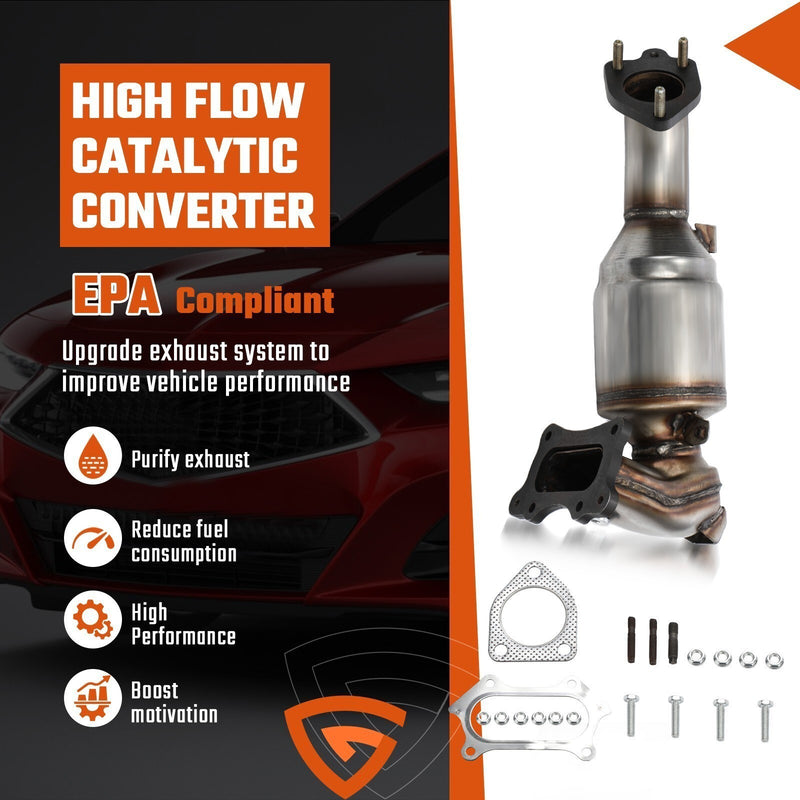 DURAFORCE EPA Front Exhaust Catalytic Converter Kit - For 2013 2014-2017 Honda Accord 2.4L