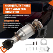 DURAFORCE EPA Front Exhaust Catalytic Converter Kit - For 2013 2014-2017 Honda Accord 2.4L
