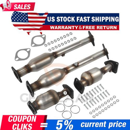 DURAFORCE EPA Catalytic Converter Set For 2005-2018 Nissan Pathfinder Xterra Frontier 4.0L