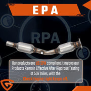 DURAFORCE EPA Catalytic Converter Kit For Toyota Corolla Matrix 1.8L 2003-2008 Direct-Fit