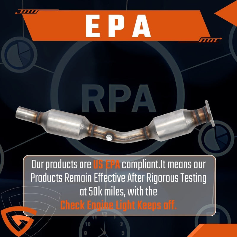 DURAFORCE EPA Catalytic Converter Kit For Toyota Corolla Matrix 1.8L 2003-2008 Direct-Fit