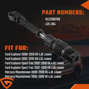 DURAFORCE Lower Steering Shaft Fit for Ford Explorer V8 4.6L 2002-2010 6L2Z3B676B 425-384