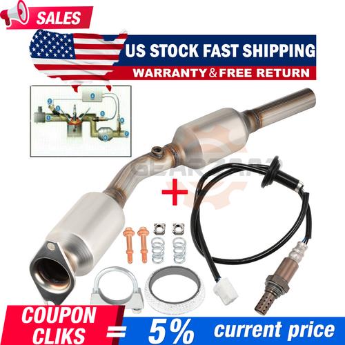 DURAFORCE Catalytic Converter w/O2 Sensor For 2009 10-2013 Toyota Corolla 1.8L Direct Fit
