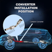 DURAFORCE Catalytic Converter w/O2 Sensor For 2009 10-2013 Toyota Corolla 1.8L Direct Fit