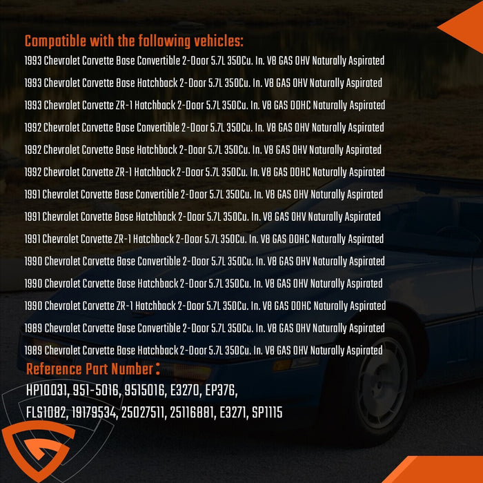 DURAFORCE For Chevrolet Corvette 5.7L 1989-1996 HP10031 Fuel Pump & Sender Assembly