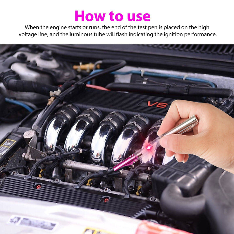 DURAFORCE Ignition System Coil Engine In Line Auto Diagnostic Test Pen Spark Plug - Tester