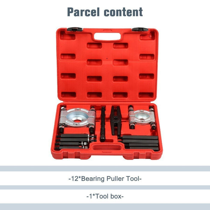 DURAFORCE 12PCS Heavy Duty Bearing Separator Removal Tool Kit Wheel Hub Axle Puller - Set