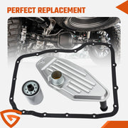 DURAFORCE Transmission Fluid Filter Gasket Kit 5013470AC For Dodge Ram 1500 45RFE Yfnejesq