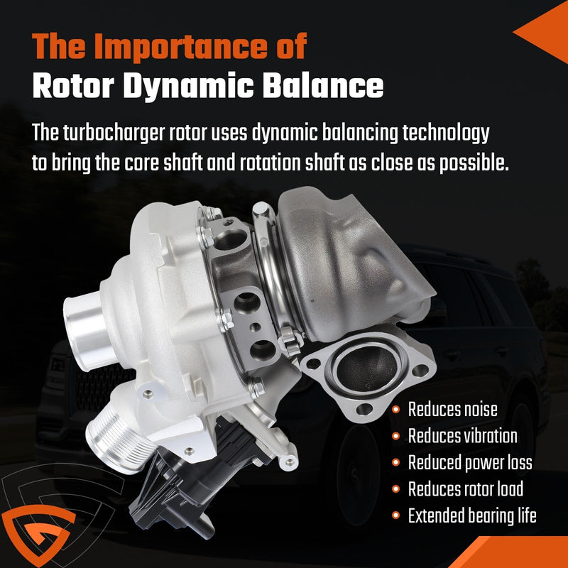DURAFORCE Left Turbo Turbocharger K03 Fit for Ford F-150 Expedition Navigator 3.5L 2018-20