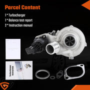 DURAFORCE Left Turbo Turbocharger K03 Fit for Ford F-150 Expedition Navigator 3.5L 2018-20