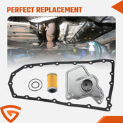 DURAFORCE Transmission Oil Filter & Gasket Kit For Nissan ALTIMA 31728-29X0D 31726-28X0A Y