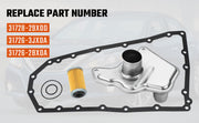 DURAFORCE Transmission Oil Filter & Gasket Kit For Nissan ALTIMA 31728-29X0D 31726-28X0A Y